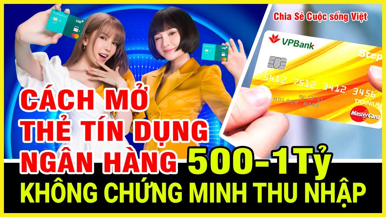 Mo The Tin Dung Ngan Hang Khong Can Chung Minh Thu Nhap Tu 500 Trieu den 1 Ty Techcombank