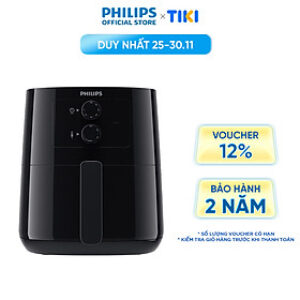 Nồi chiên không dầu PHILIPS HD9200 /90 4.1L 1400W- Hàng Chính Hãng