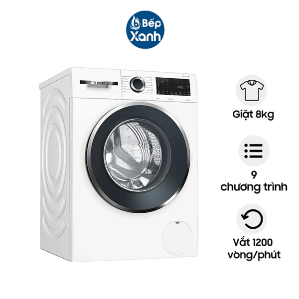 Mua [Giao toàn quốc] Máy giặt Bosch WGG234E0SG - Khối Lượng Giặt 8kg - 9 Chương Trình Giặt - Hàng Chính Hãng tại Bếp XANH Family