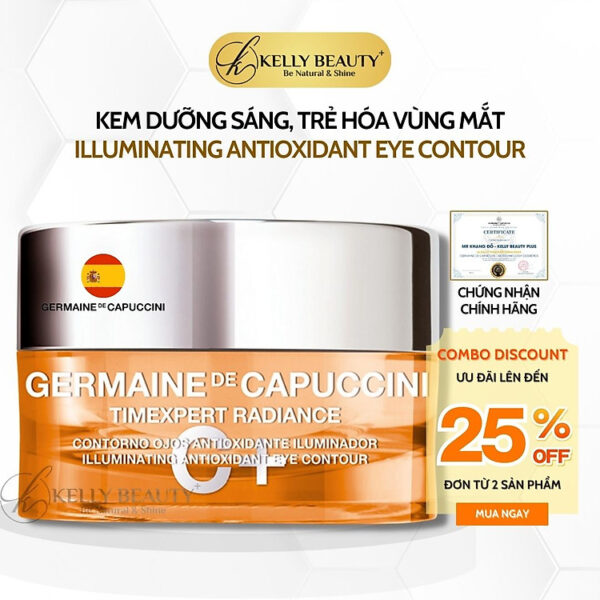 Mua Kem Dưỡng Mắt Germaine Timexpert Radiance C+ Illuminating Antioxidant Eye Contour | Kelly Beauty tại Kelly Beauty Plus