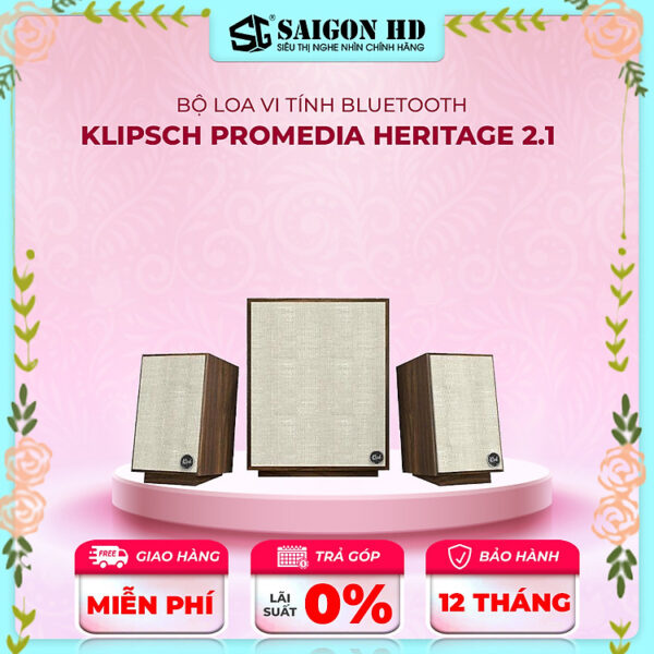 Mua Loa Klipsch ProMedia Heritage 2.1 , hàng chính hãng, new seal 100% - gỗ tại SAIGON HD Store