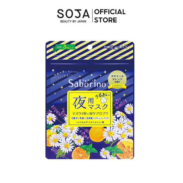 Mua Mặt Nạ Buổi Tối Saborino Good Night Sheet Mask 5 Miếng tại SOJA Store