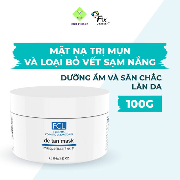 Mua Mặt Nạ Cho Da Dầu Mụn FCL De Tan Mask 100g Giúp Làm Sạch Bã Nhờn, Giảm Mụn, Dưỡng Ẩm và Làm Sáng Da- Hùng Lợi tại Fixderma