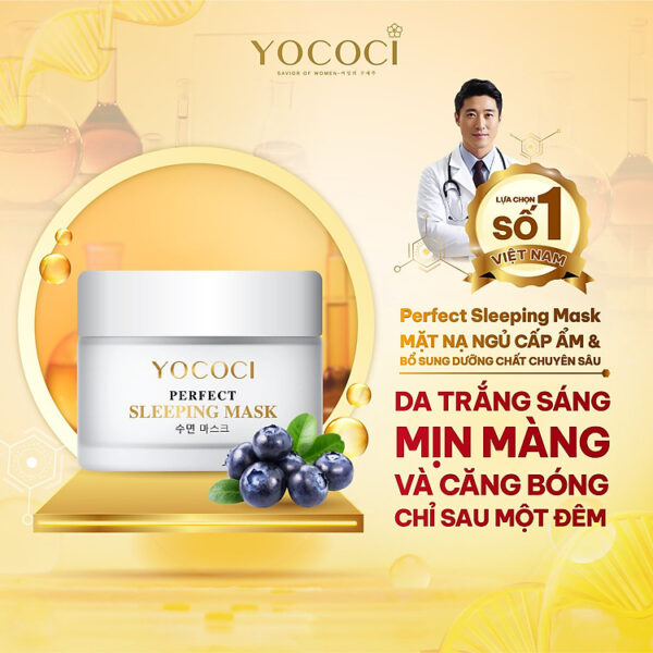 Mua Mặt nạ ngủ Yococi giúp bổ sung dưỡng chất vitamin, dưỡng trắng, ngăn ngừa quá trình lão hóa da Perfect Sleeping Mask 30g tại MỸ PHẨM OUTLET