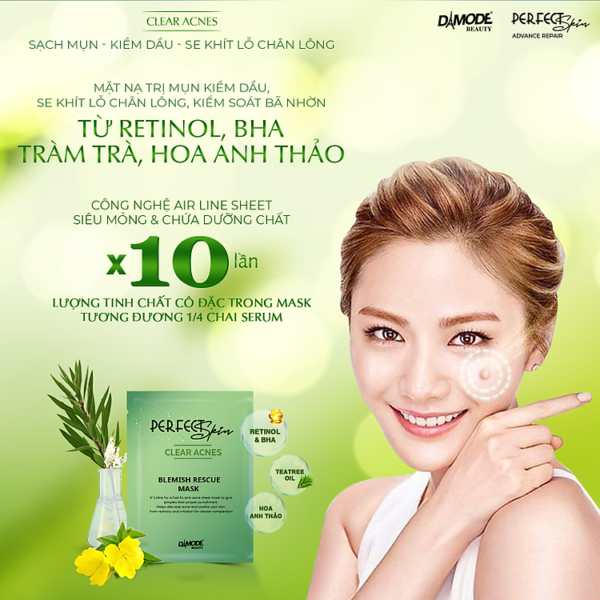 Mua Mặt nạ tinh chất cô đặc cho da dầu da mụn BLEMISH RECUE MASK DAMODE 5 cái dùng thử tại d&ghouse