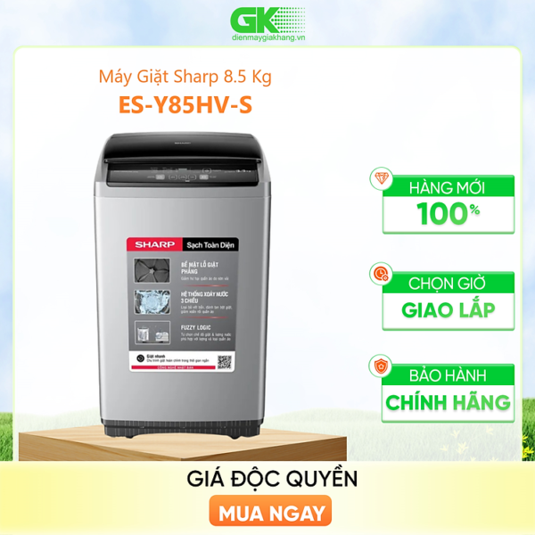 Mua Máy Giặt Sharp 8.5kg ES-Y85HVS - Chỉ giao HCM tại Gia Khang