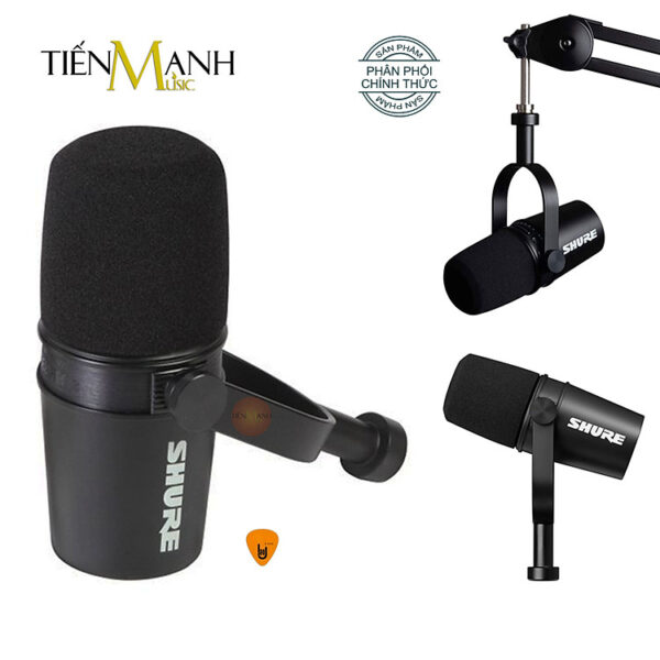 Mua Micro Shure MV7K, MV7S, MV7W, MV7K-BNDL, MV7X - Cổng USB & XLR Livestream Podcast Mic Thu Âm MV7 Microphone Hàng Chính Hãng - MV7X (Chỉ Có XLR) tại Tiến Mạnh Music