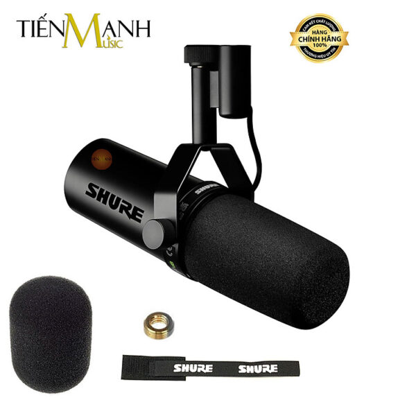 Mua Micro Thu Âm Vocal Shure SM7dB Tích Hợp Preamp - Mic Podcast Dynamic Microphone Hàng Chính Hãng tại Tiến Mạnh Music