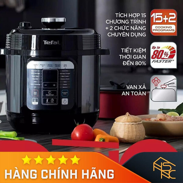 Mua Nồi áp suất điện Tefal CY601868 - 6L 1000W - Hàng chính hãng tại Nhà Sạch Ngon Cơm