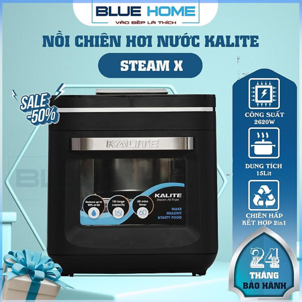 Mua Nồi Chiên Hơi Nước Kalite Steam X, 15Lit - 2620w, Hàng Chính Hãng tại TD Electrical Supermarket