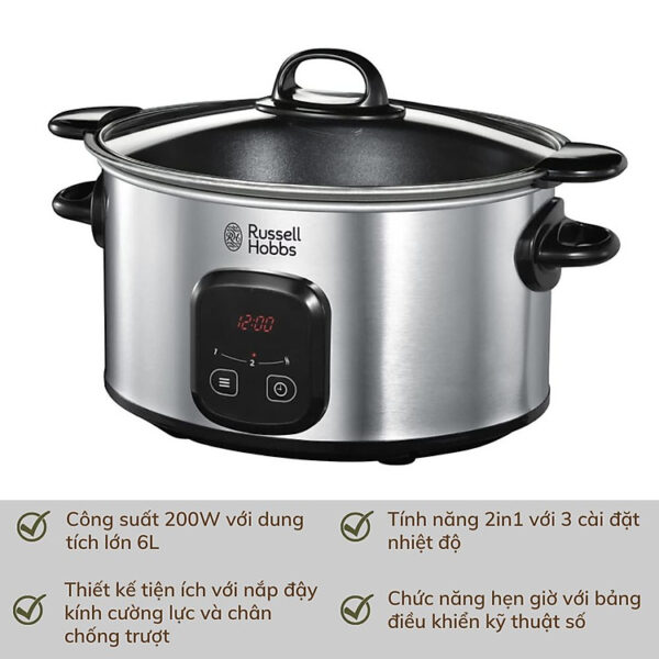 Mua Nồi hầm chậm Russell Hobbs 22750-56 Nhập Đức Hàng Chính hãng tại Telovietnam