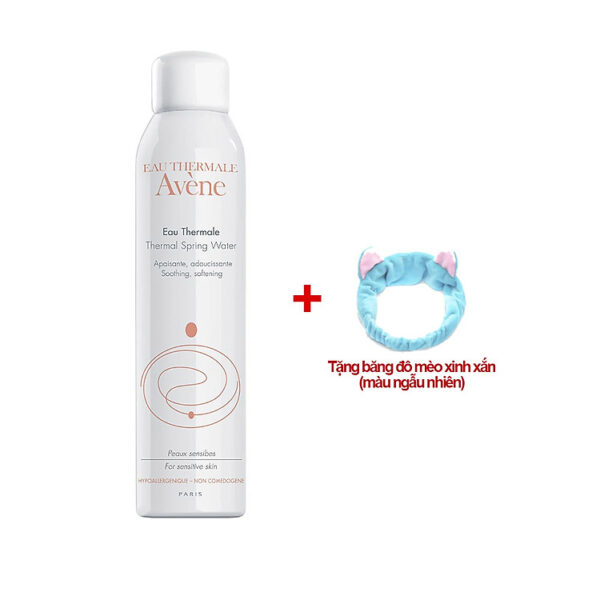 Mua Nước Xịt Khoáng Dưỡng Da Avene Thermal Spring Water 300ml (Tặng băng đô mèo xinh xắn màu sắc ngẫu nhiên) tại Vicamart