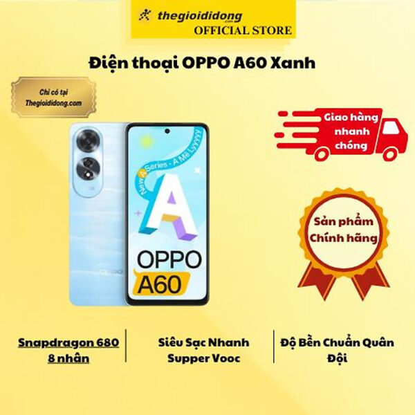 Mua OPPO A60 256GB - Hàng Chính Hãng - Đen Tím tại Thế Giới Di Động Official