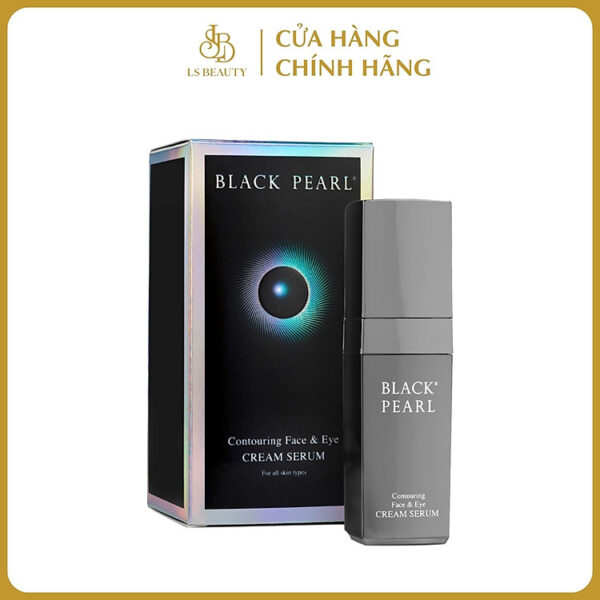 Mua Serum Dưỡng Chuyên Sâu Vùng Mặt Và Mắt - Black Pearl Contouring Face & Eye Cream Serum - Làm Chậm Lại Các Dấu Hiệu Lão Hóa Từ Trong Ra Ngoài - Hàng mới tại LS Beauty