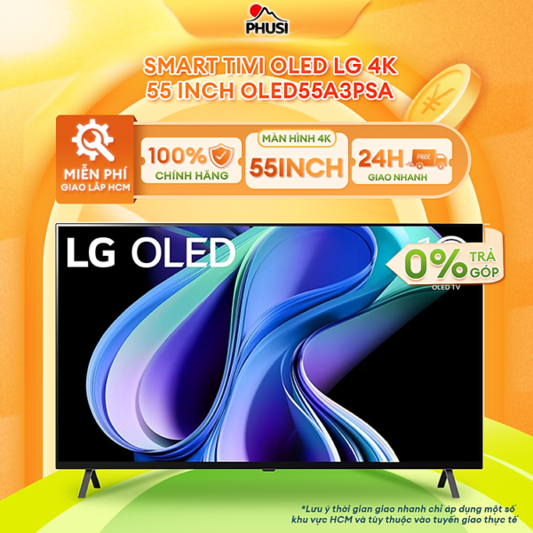 Mua Smart Tivi Oled LG 55A3PSA 4K 55 Inch - HÀNG CHÍNH HÃNG ( CHỈ GIAO HCM ) tại Điện Máy Phú Sĩ