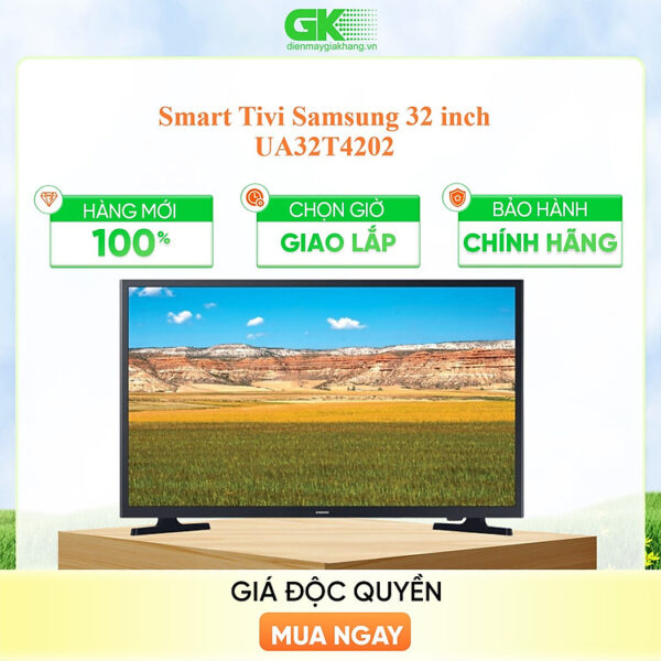 Mua Smart Tivi Samsung HD 32 inch 32T4202 - Model 2022 tại Gia Khang