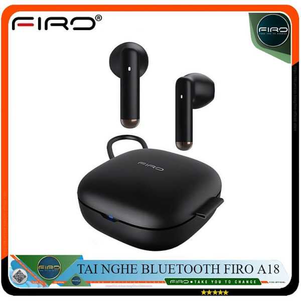 Mua Tai Nghe Bluetooth Nhét Tai Không Dây FIRO A18 - Pin Dock Sạc 300mAh - Bluetooth V5.3 - Tai Nghe FIRO A18 Điều Khiển Cảm Ứng Thông Minh - Công Nghệ Kháng Nước IPX5 - Tai...