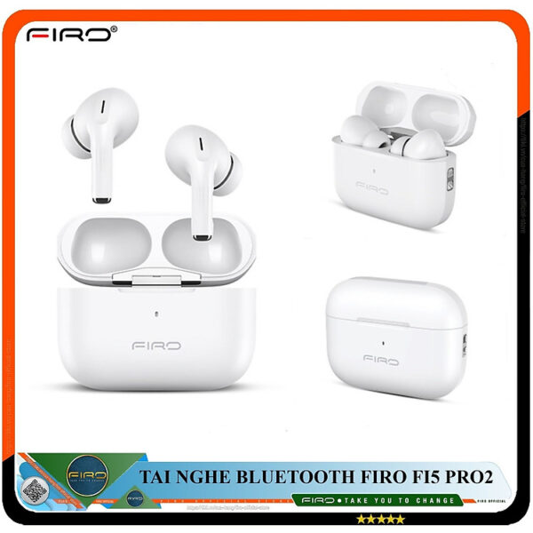 Mua Tai Nghe Bluetooth Nhét Tai Không Dây FIRO Fi5 Pro2 - Pin Dock Sạc 300mAh - Bluetooth 5.3 - Tai Nghe FIRO Fi5 Pro2 Điều Khiển Cảm Ứng Thông Minh - Công Nghệ Kháng Nước IPX5...