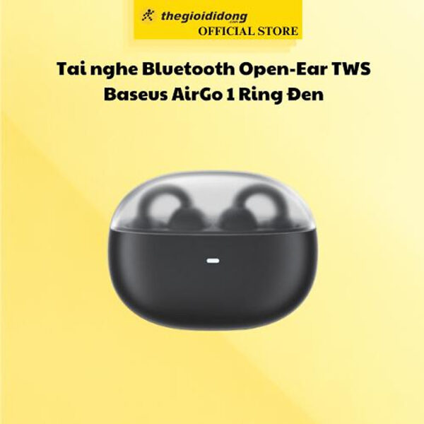 Mua Tai nghe Bluetooth Open-Ear TWS Baseus AirGo 1 Ring Đen - Hàng Chính Hãng tại Thế Giới Di Động Official