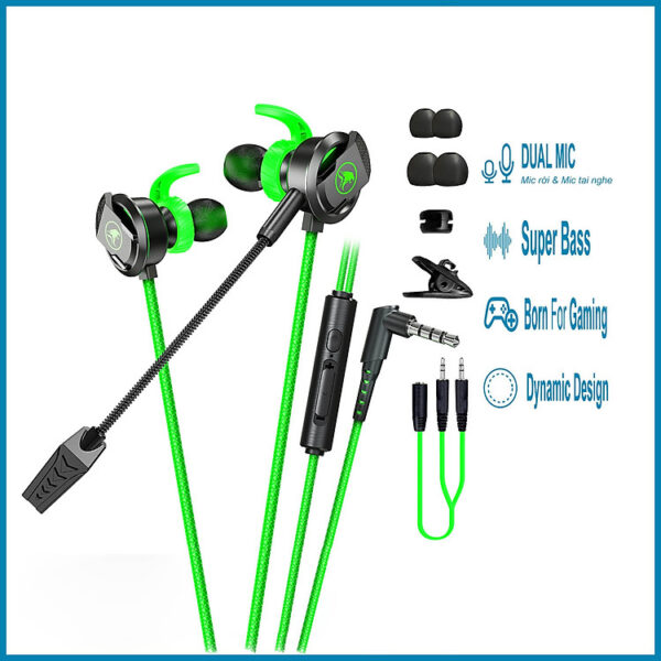 Mua Tai Nghe Gaming Có Mic Rời xMOWI RX3 Dùng Được Cho Cả Máy Tính Và Điện Thoại - Hàng Chính Hãng - Xanh tại Công Nghệ Việt