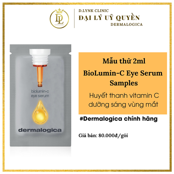 Mua Tinh Chất Dưỡng Sáng Vùng Mắt Dành Cho Mọi Loại Da Dermalogica Biolumin C Eye Serum - Mẫu thử 2ml tại DLYNK CLINIC