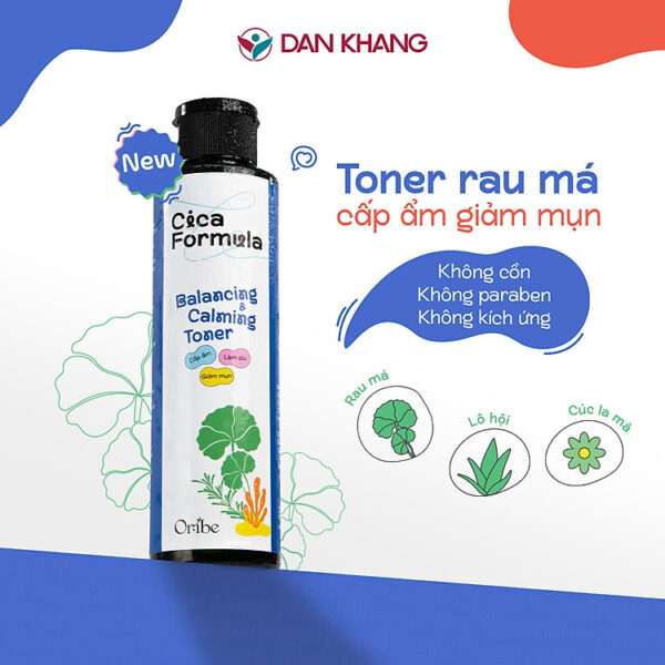 Mua Toner rau má giảm mụn Oribe giúp dưỡng ẩm se khít lỗ chân lông dùng được cho da nhạy cảm 150ml tại Dân Khang Official Store